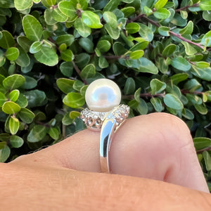 Pearl & Diamond Statement Ring