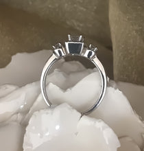 White Gold Princess Cut Diamond Ring