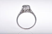 14Kt White Gold Art Deco Diamond Ring